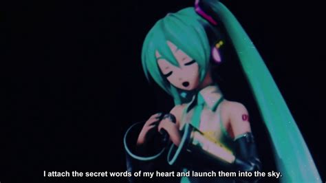 Eng Sub Hatsune Miku Tell Your World Live P Fps Youtube