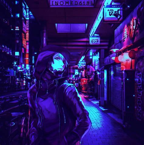 Anime Girl City Night Neon Cyberpunk Wallpaper 4k 40 Off