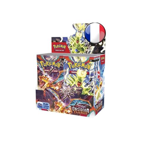 Pokémon Display Boite De 36 Boosters Ecarlate Et Violet Flammes