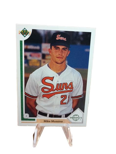 Mike Mussina 1991 Upper Deck Top Prospect 65 RC Baltimore Orioles EBay