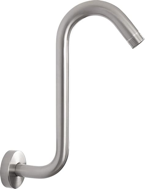 Nearmoon S Shaped Shower Head Riser Pipe Shower Head Extender Arm With