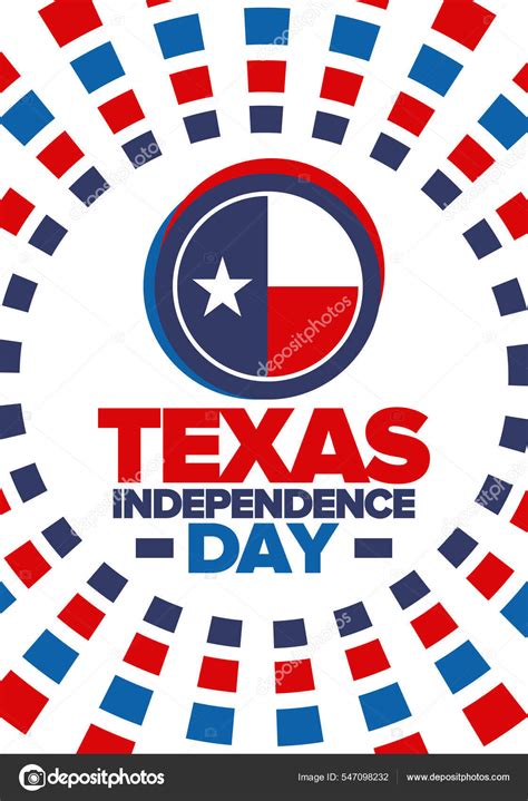 Texas Independence Day Texas Flag Lone Star Flag Freedom Holiday Stock ...