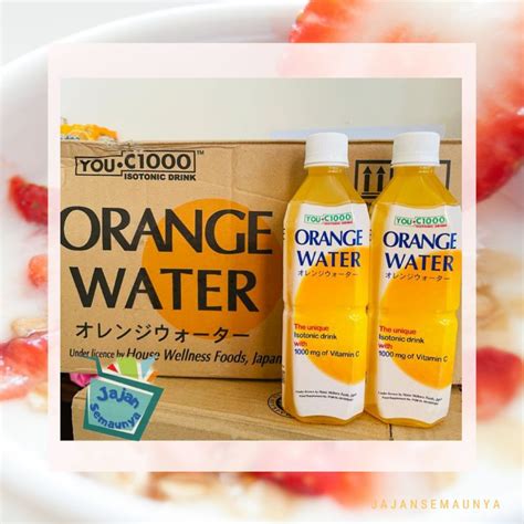 Jual You C 1000 Orange Water 500 Ml X 24 Pcs 1 Karton Tanpa Dus Ori