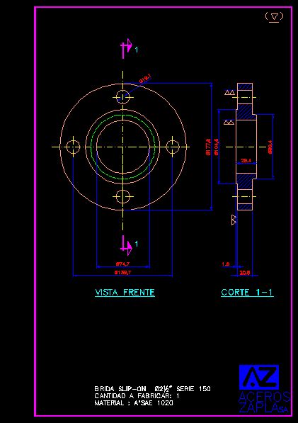 Flanges In Autocad Cad Library