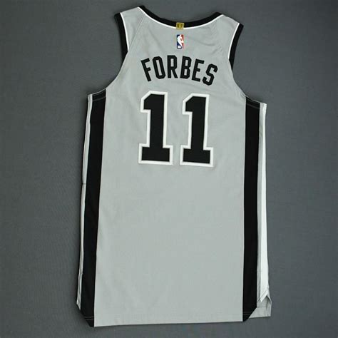 Bryn Forbes San Antonio Spurs Game Worn Statement Edition Jersey