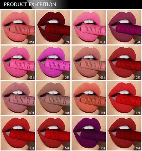 Geumxl Brand 34 Colors Lip Gloss Long Lasting Red Lips Matte Lipstick