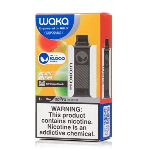 WAKA SoPro PA10000 Disposable Vape 5 10 000 Puff Icy Coconut