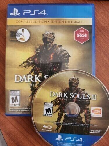 Dark Souls III The Fire Fades Edition PS4 2017 722674121408 EBay