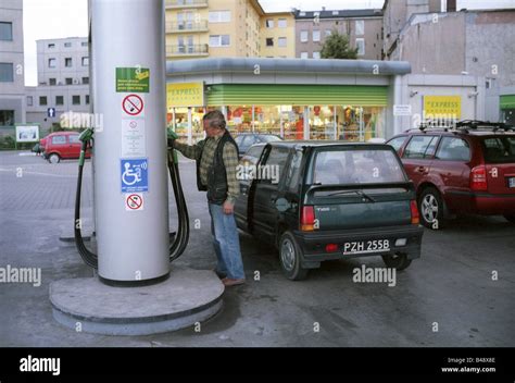 Bp Petrol Station Poznan Poland Stock Photo Alamy