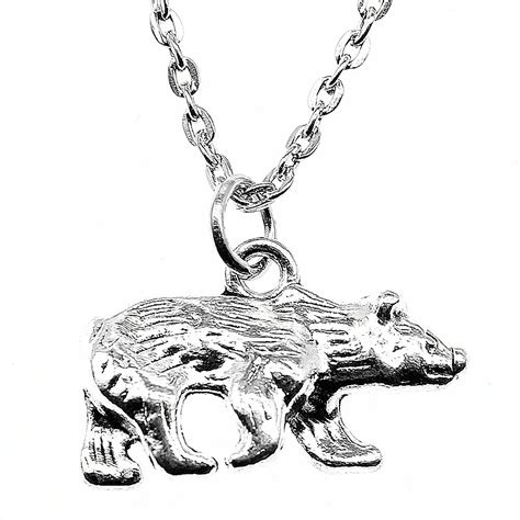 Wysiwyg X Mm Bear Pendant Necklace Gift For Women Vintage Jewelry