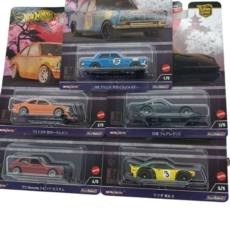 Kit Hot Wheels Premium Japan Historic Original Escorrega o Preço