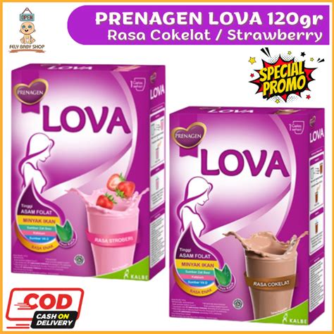 Prenagen Lova Susu Ibu Hamil Dan Menyusui Rasa Coklat Strawberry Gr