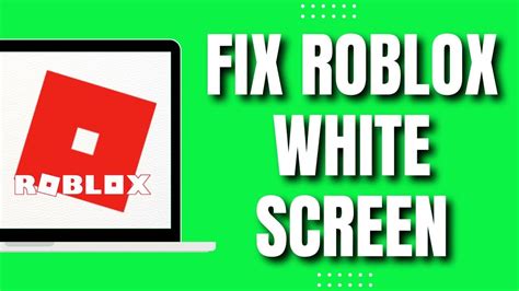 How To Fix Roblox White Screen When Joining Game 2023 YouTube