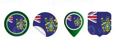 Free Pitcairn Islands Flag Flat Icon Symbol Illustration 12892396 PNG