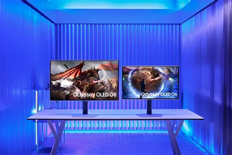 Samsung Unveils New Odyssey Gaming Monitors Featuring The Odyssey Oled G8 And Odyssey Oled G6