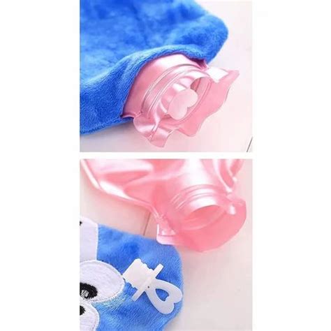 Modulyss Mini Hot Water Bottles Cartoon Small Portable Hand Warmer Water Injection Storage Bag