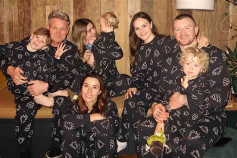 Gordon Ramsay and Wife Tana Pose with Their Kids in Matching Christmas