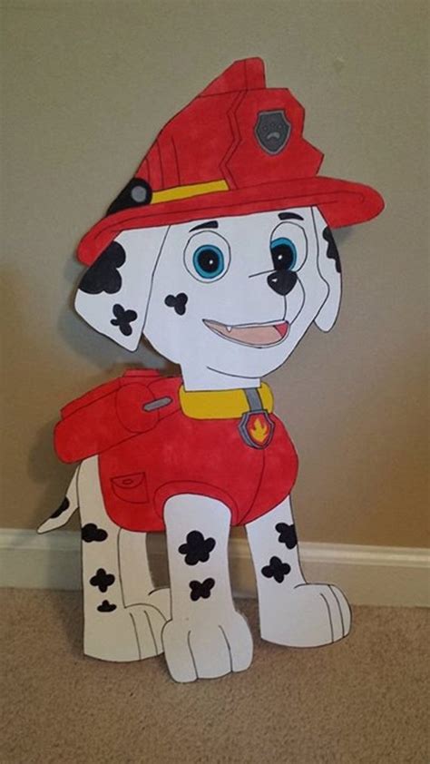 Paw Patrol Cut Outs Chase Marshalskye Rubble By Supercutecutouts