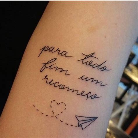 Inspiradoras Tatuagens Frases Femininas Mais De 50 Inspira Es Incr