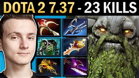 Tiny Dota 2 7 37 Miracle With 23 Kills And Daedalus TI13 YouTube