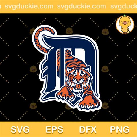 Detroit Tigers Team SVG, Baseball Detroit Tigers Team SVG