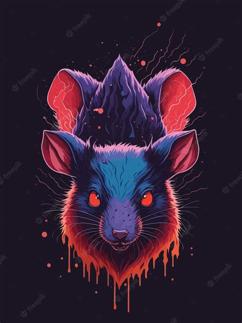 Premium Vector | A cartoon image of a bat with red eyes and a black background with the words ...