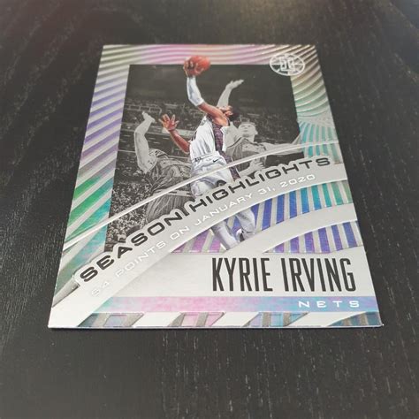 Kyrie Irving Panini Illusions Season Highlights Nba Cards