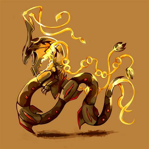 Shiny Mega Rayquaza by Creaturey on DeviantArt