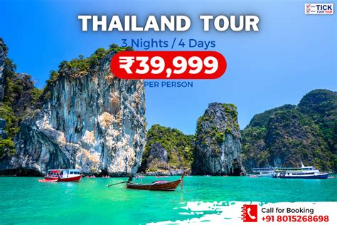 Amazing Thailand Tour Package - ₹39,999 / Person - TickYourTour