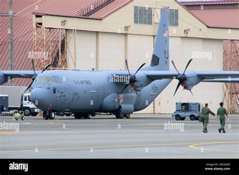 Lockheed Martin C J Super Hercules At Yokota Air Force Base Tokyo