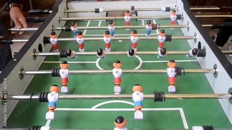 Playing Foosball Stock Video | Adobe Stock