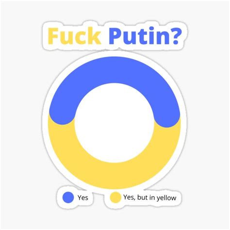 Fuck Putin Sticker By Rzezdesign Redbubble