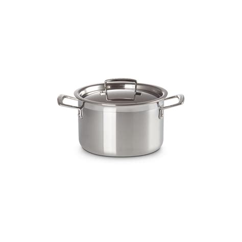 Cacerola Alta Con Tapa 18cm Classic Inox Le Creuset