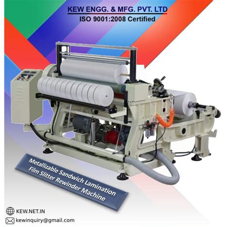 Metallized Sandwich Lamination Film Slitter Rewinder Machine