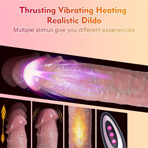Pc Rechargeable Wireless Dildo Vibrator With Infrared Sensing Thrust Vibration Modes