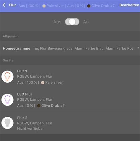 Zigbee Lampen bleiben an - Zigbee - homee | Community