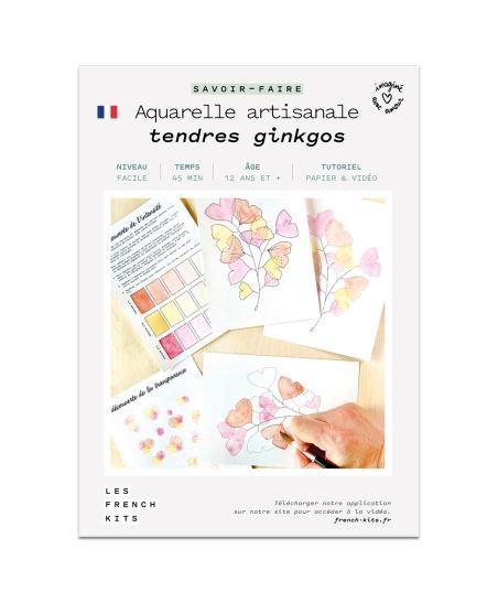 Coffret Aquarelle débutant Ginkgo