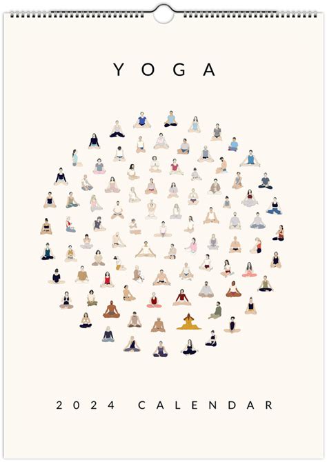 Yoga Calendar 2024 Svejar Yoga Illustrations Reviews On Judgeme