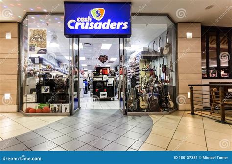 Entrance To Cash Crusaders Pawn Shop In A Mall Editorial Photo Image