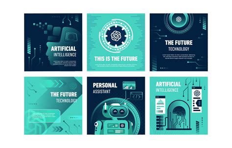 Artificial Intelligence Social Media Marketing Concept 19982030 Vector