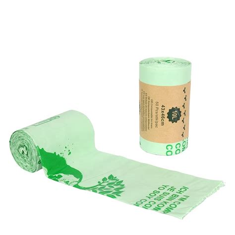 100 Biodegradable And Compostable Plastic Garbage Bag China