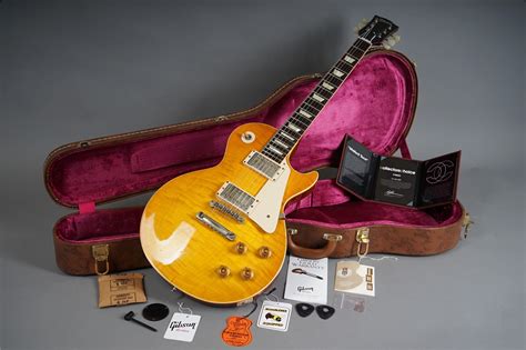 Gibson Les Paul 1959 Collector S Choice 26 Whitford Burst 2014 Lemon Burst Guitar For Sale