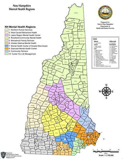 Nh Catchment Area Map Csoc