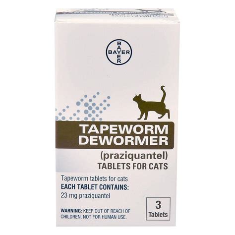 Tapeworm Dewormer Tablets for Cats by Bayer -... | BaxterBoo