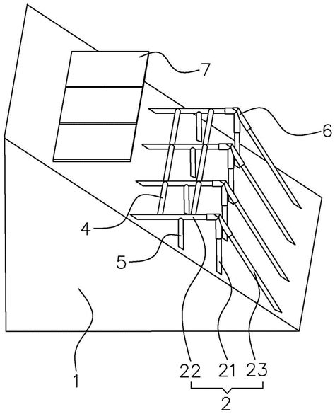 一种用于基建斜坡面的三角形操作平台的制作方法