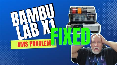 Bambu Lab X Carbon With Ams First Stage Feeder Fixed Youtube