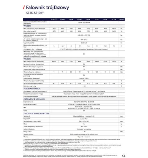 Falownik Solaredge Se K Rw Teben