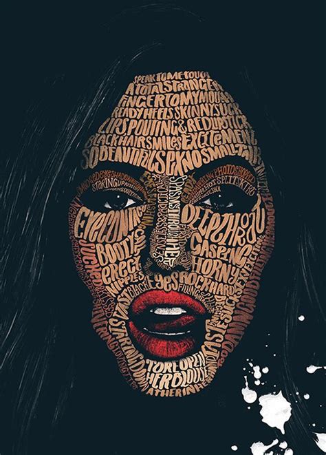 Typographic Portraits By Peter Strain Portrait Typographique