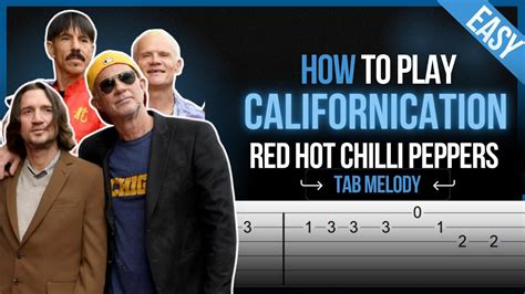 Californication Red Hot Chilli Peppers TAB EASY YouTube