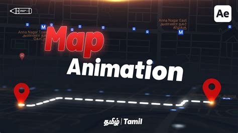 Motion Graphics Styleல Map Animation In After Effects 🗺 🌎 Abt Youtube